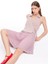 Pembe Violet Regular Fit Gömlek Yaka Ekoseli Bluz 3