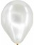 Metalik Balon Beyaz 100 Adet 2