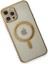 Iphone 12 Pro Kılıf Magneticsafe Lazer Silikon - Gold Mrayd 1