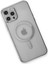 Iphone 12 Pro Kılıf Magneticsafe Lazer Silikon - Gümüş Mrayd 1