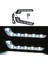 2x 12 V Süper Parlak Drl LED Gündüz Farları Arabalar Için Otomatik Su Geçirmez LED Sürüş Işıkları Sis Lambaları Araba Styling (Yurt Dışından) 2