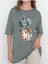 Tasarım Baskılı Oversize Kadın-Erkek Dtf Baskı Tshirt 1