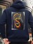 Tasarım Baskılı Oversize kapüşonlu Kadın-Erkek Sweatshirt GALATASARAY S - Haki 1