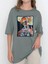 Tasarım Baskılı Oversize Kadın-Erkek Dtf Baskı Tshirt 1