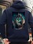 Tasarım Baskılı Oversize Kapüşonlu Kadın-Erkek Sweatshirt 1