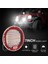 4x4 4WD Spot LED Tavan Çalışma Lambası Ford Jeep Hummer Defender Volvo Kamyon 7 Inç IP68 Offroad Suv Kamyonet Kırmızı (Yurt Dışından) 5