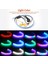 Gm LED Gündüz Farları Rgb Iki Renkli Işık Kılavuzu Şerit Uzaktan Kumanda Renkli Direksiyon Dekoratif Işıklar A (Yurt Dışından) 3