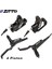 180 mm DS01 Stili Ztto Dağ Bisikleti Ton Hidrolik Disk Fren C E-Bisiklet Güç Kapalı Frenler Ön Arka Kelepçeler Pm Is Montajı Için E-Bisiklet Am Enduro Mtb Bisiklet Için (Yurt Dışından) 2