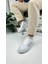 Günlük Sneaker Spor Ayakkabı Bağcıklı Çizgi Detaylı Rahat Hafif Bağcıklı Tırtık Taban ST-331 - 3438 1