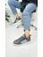 Günlük Sneaker Spor Ayakkabı Bağcıklı Çizgi Detaylı Rahat Hafif Bağcıklı Tırtık Taban ST-331 - 3438 2