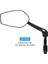DH-004 Sol Stil Bisiklet Arka Görünüm Ayna Dönme Açısı Ayarlanabilir Opsiyonel Paslanmaz Çelik Veya Akrilik Lens Uzunluk Ayarlanabilir Reflektör (Yurt Dışından) 1