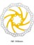 R6 160 Altın Tarzı Mtb Rotor Hidrolik Disk Fren Bisikleti Için Disk Fren Dağ Bisikleti Freio Hidraulico (Yurt Dışından) 1
