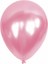 Metalik Balon Pembe 100 Adet 2