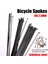 Dirsek 291MMX12PCS Bk Stili Bisiklet Jant Tel Dağ Yol Bisikleti Paslanmaz Çelik Yüksek Mukavemetli Inç Teller Işıklar Rays (Yurt Dışından) 3