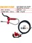Kırmızı A3 Stili Akantor AK-950E Elektrikli Scooter Hidrolik Disk Fren Güç Kesme Kablosu Hattı Zero 10X 11X Kugoo G1 E-Scooter Için (Yurt Dışından) 1