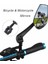 004-SOL Stil Bisiklet Direksiyonu Arka Görüş Aynası Bisiklet Sürüşü Geniş Açılı Arka Görüntü Yansıtıcısı Ayarlanabilir Scooter Yol Bisikleti Aynası (Yurt Dışından) 2