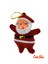 6lı Noel Baba Yılbaşı Ağacı Süsü 6 cm 2