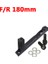 Siyah F-R180MM Stili Bisiklet Disk Fren Adaptörü Pm Is Bisiklet Fren Kaliper Adaptörü Rotor Dönüştürücü Bisiklet Aksesuarları (Yurt Dışından) 1