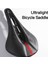 SD-576B Siyah Stil Promend Bisiklet Sele Koltuğu Dağ Yol Bisikleti Seleleri Pu Genişletilmiş Nefes Alabilen Yarışma Yumuşak Koltuk Yastığı Kısa Burunlu Saddle Mats (Yurt Dışından) 2