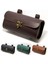 Yeşil Stil Retro Bisiklet Çantası Kuyruk Bisiklet Çantaları Pu Deri Bisiklet Çantası Sele Çantası Kuyruk Çantası Kişiselleştirilmiş Bisiklet Sürme Vintage Bisiklet Çantaları (Yurt Dışından) 2