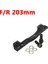Siyah F-R203MM Stili Pmıs Mtb Fren Adaptörü Kaliper Bisiklet Disk Fren Rotoru Alüminyum Alaşım Post Montaj Disk Fren Aksesuarı (Yurt Dışından) 1