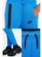 Sportswear Tech Fleece Kids Pant Blue Çocuk Fermuar Cepli Eşofman Altı Mavi 3