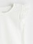Bisiklet Yaka Basic Kız Bebek Çıtçıtlı Bodysuit (S5) 2