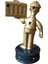 Vintage The Simpsons Orijinal Gold Seri & Russ Cargıll Figür 12 cm 2
