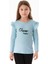 Fitilli Choose Happy Baskılı Kolu Fırfırlı Kız Çocuk Body 3