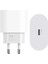 20 Watt Type-C Şarj Başlık Adaptörü + Kablo Seti (Apple 15 Pro-Promax Uyumlu) (5047) 2