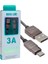 3 Amper Metal Yaylı Mıcro USB Data ve Şarj Kablosu 1 Metre (5047) 2