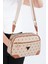 Kadın Monogram Desenli Uzun Askılı Çapraz Omuz Çantası - Kahverengi – Newpolo228 1