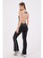 Eclipse Kadın Spor Uzun Kollu Crop Sweatshirt Bej 1