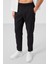 Siyah Standart Fit Dokuma Hafif Esnek Chino Erkek Pantolon - 82177 5