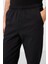 Siyah Standart Fit Dokuma Hafif Esnek Chino Erkek Pantolon - 82180 3