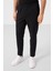 Siyah Standart Fit Dokuma Hafif Esnek Chino Erkek Pantolon - 82180 5