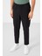 Siyah Standart Fit Dokuma Hafif Esnek Chino Erkek Pantolon - 82178 2
