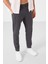 Antrasit Standart Fit Dokuma Hafif Esnek Chino Erkek Pantolon - 82177 2