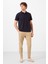 Koyu Bej Standart Fit Dokuma Hafif Esnek Chino Erkek Pantolon - 82177 2