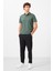 Siyah Standart Fit Dokuma Hafif Esnek Chino Erkek Pantolon - 82178 3