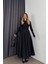 Siyah Çan Model Poplin Elbise 1