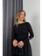 Siyah Çan Model Poplin Elbise 5