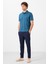 Lacivert Standart Fit Dokuma Hafif Esnek Chino Erkek Pantolon - 82179 4