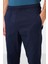 Lacivert Standart Fit Dokuma Hafif Esnek Chino Erkek Pantolon - 82179 5