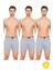 Erkek Rahat ve Konforlu Havlu Bel Pamuklu Düğmeli Boxer 3'lü Paket 3