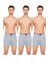 Erkek Rahat ve Konforlu Havlu Bel Pamuklu Düğmeli Boxer 3'lü Paket 4