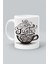 Just Coffee Sadece Kahve Tasarım Baskılı Beyaz Klasik Kupa Bardak 1