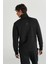 Hmlevon Zip Erkek Siyah Sweatshirt 921678-2001 4