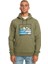 Landscape Lınes Hoodıe Yeşil Erkek Sweatshirt 1