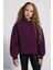 (Kids Girl) Bisiklet Yaka Şardonlu Sweatshirt 4
